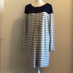 Lacoste soft Rayon long sleeve Rayon dress in 38